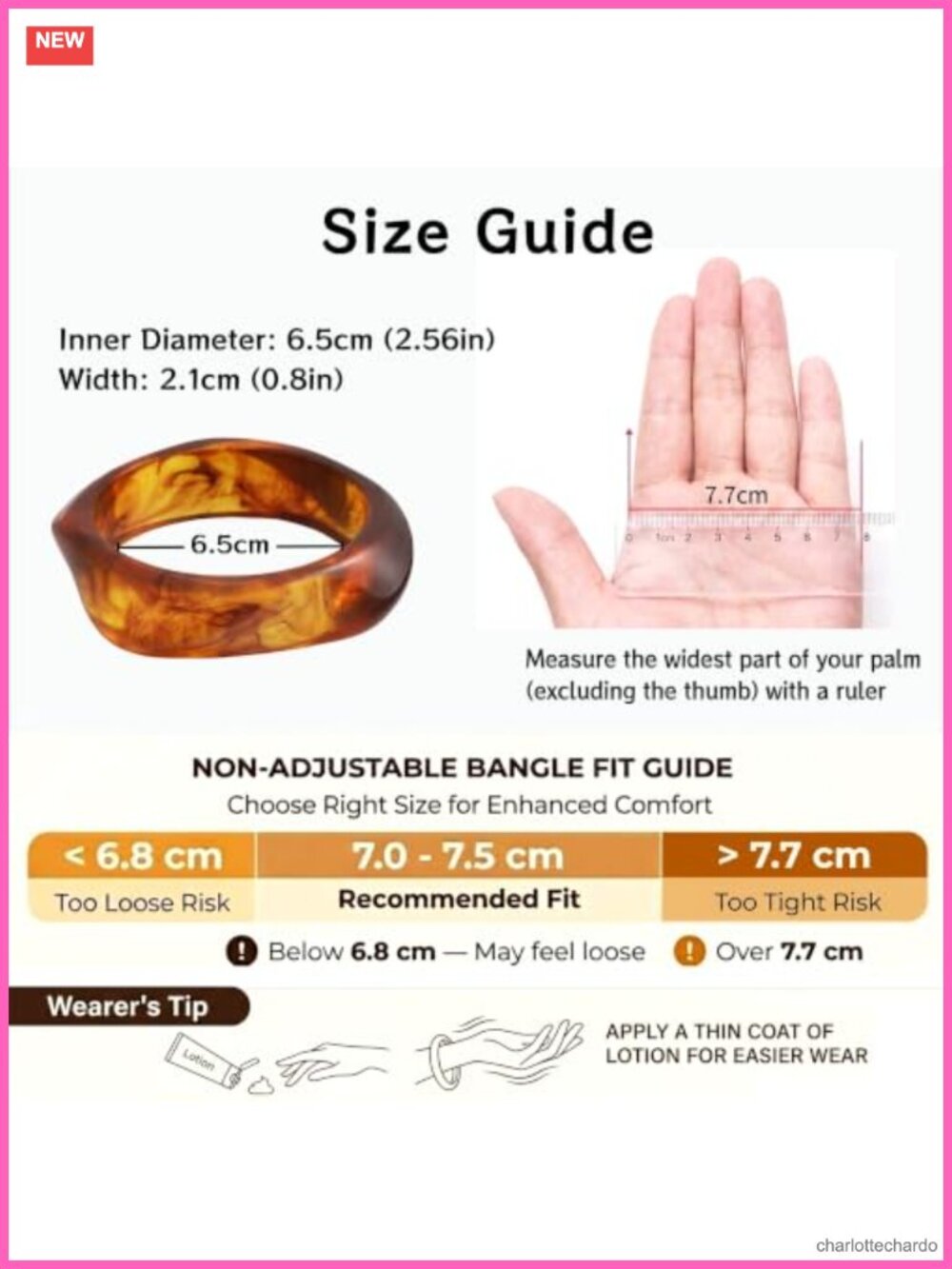 Chunky Resin Acrylic Bangle Set for Women, Statement Stackable Bracelets, Gift